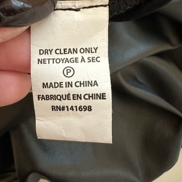 Ramy Brook Ines Faux Leather Dress Size 4 NWT - Picture 11 of 15